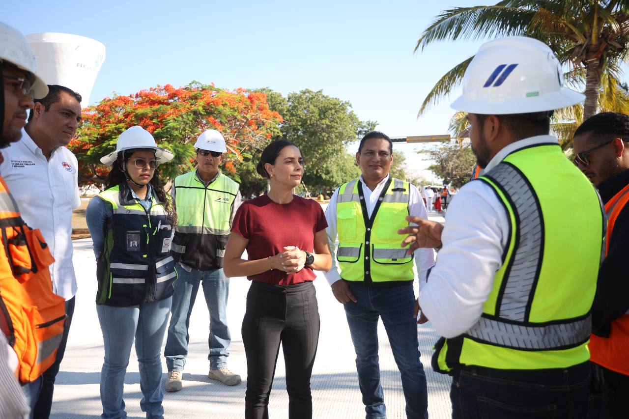 Avanza transformación de Cancún con el bulevar Colosio: Ana Paty Peralta