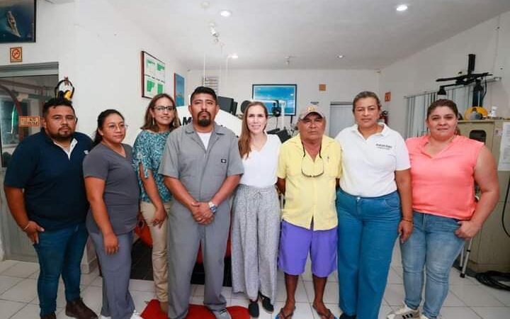 Atenea Gómez fortalece las acciones de salud y le cumple a los pescadores