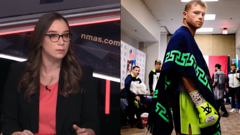 Majo González arremete contra Canelo Álvarez en Tercer Grado Deportivo: “Elige campeones viejos”