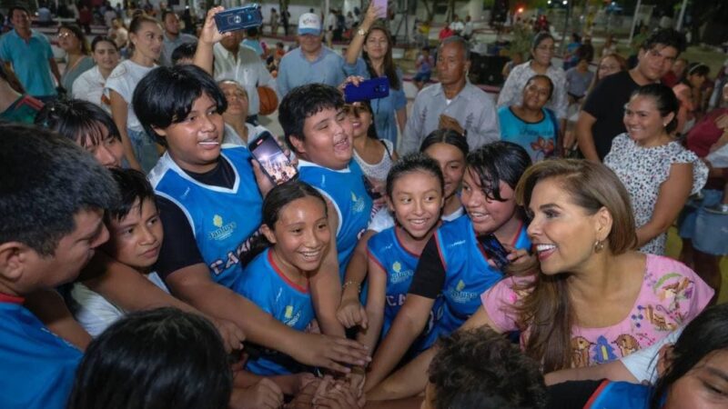 Mara Lezama rehabilita espacios públicos para reconstrucción del tejido social