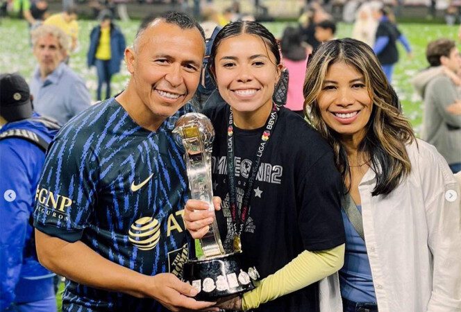 Kiana Palacios, capitana del América femenil ya le dio el mejor regalo a su papá