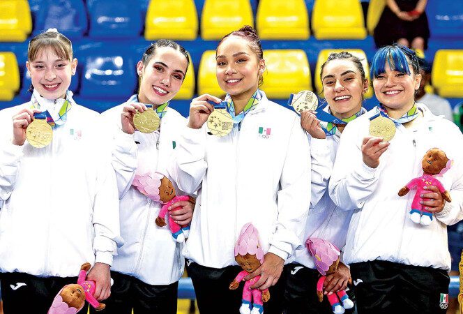 La gimnasia mexicana se colgó el oro tras una brillante actuación