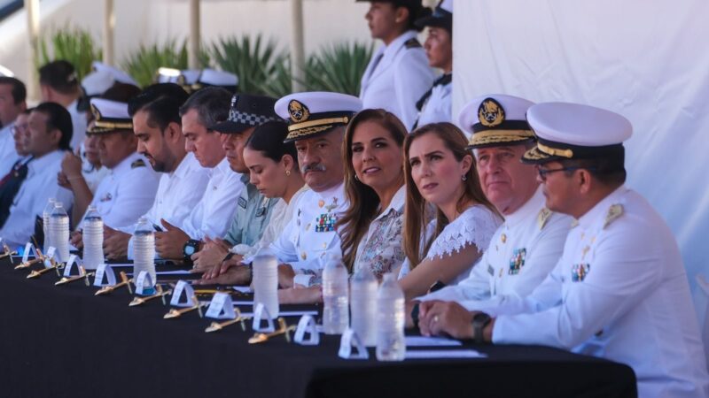 La sociedad reconoce la labor de mujeres y hombres de la Marina: Mara Lezama