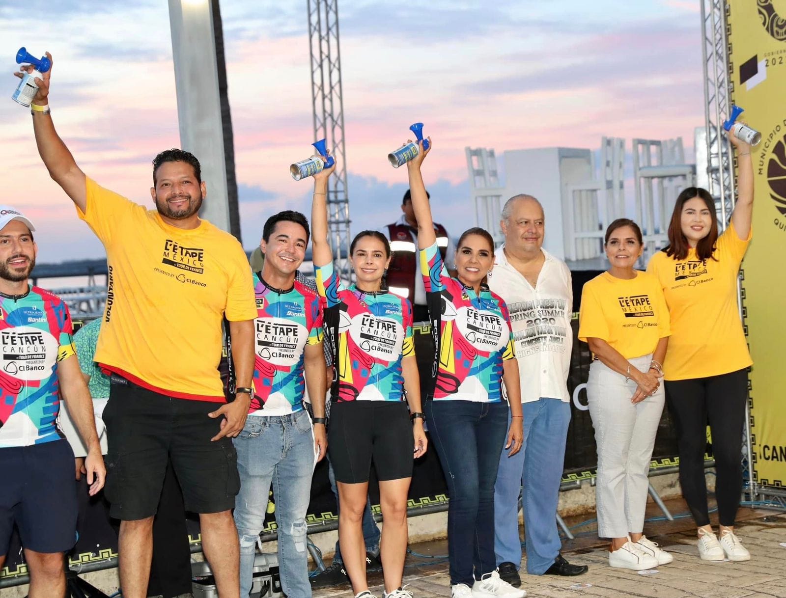 Mara Lezama da banderazo de la L’etape Cancún By Tour de France 2023