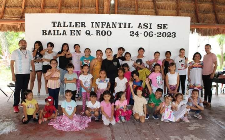 Organizan en Puerto Morelos el taller infantil “¡Así se baila en Quintana Roo!”