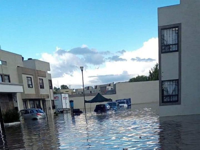 Lluvia deja inundaciones y más de un centenar de casas afectadas en Tizayuca