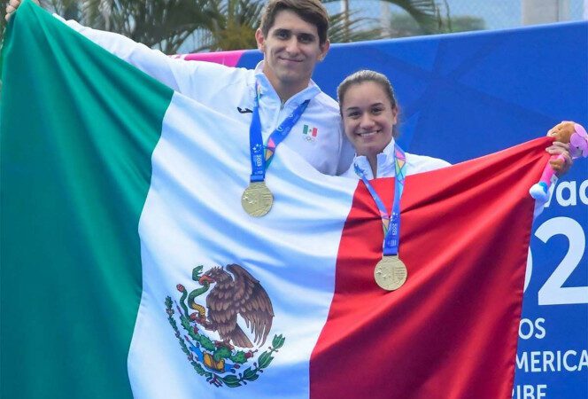 Diego Balleza y Viviana del Ángel se cubren de oro en Centroamericanos