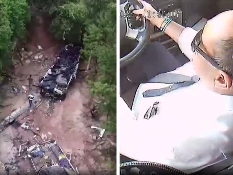 Tras fatal accidente en Oaxaca, gobierno brinda ataúdes, empresa no se disculpó (VIDEO)