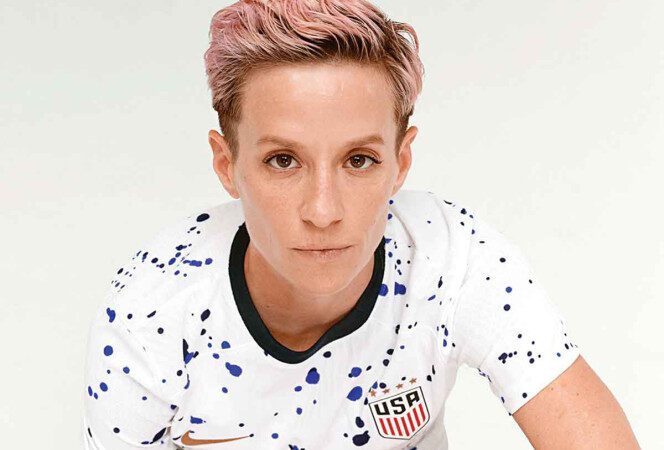 Megan Rapinoe, a favor de jugar con trans