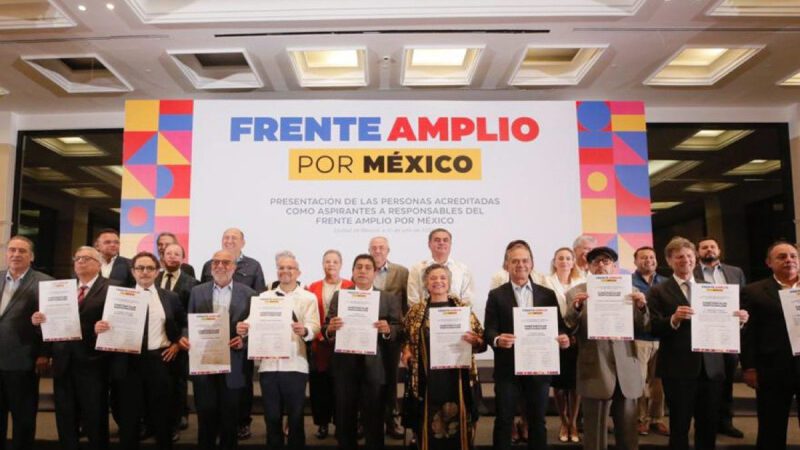 Tribunal Electoral avala creación del Frente Amplio por México