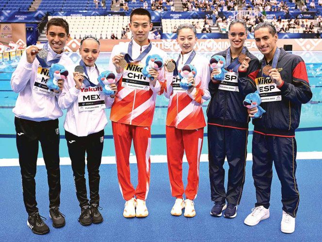 Una plata para la historia en natación artística