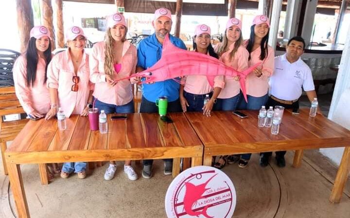 Todo listo en Puerto Morelos para el Torneo Femenil de Pesca Deportiva “La Diosa del Mar”.