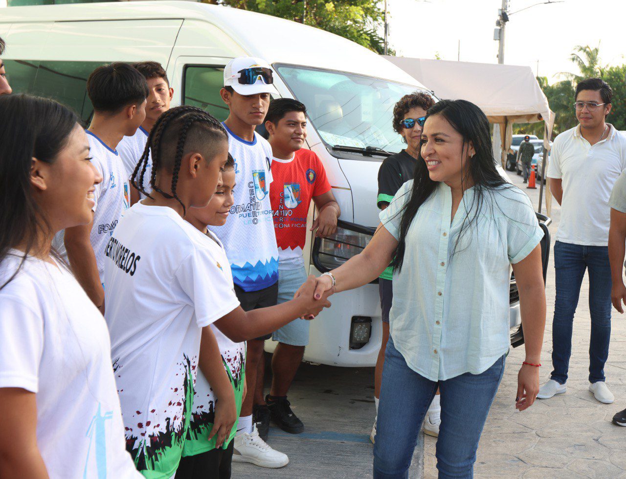 DESEA BLANCA MERARI ÉXITO A DEPORTISTAS QUE PARTICIPAN EN FASE ESTATAL DE LOS JUEGOS POPULARES NACIONALES 2023