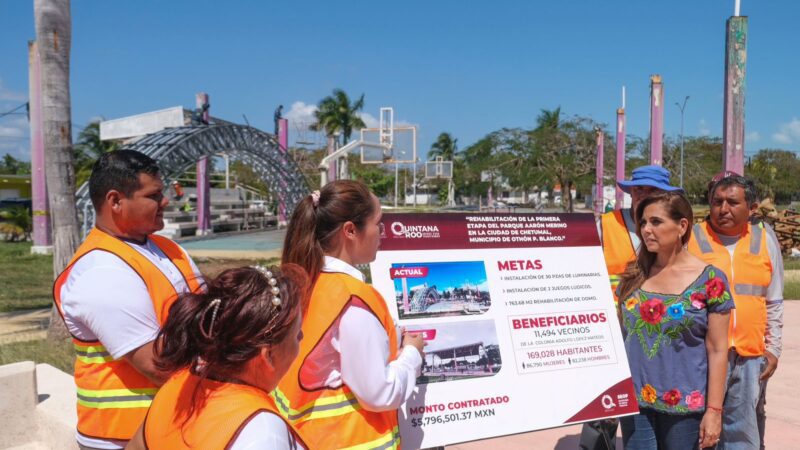 Con más espacios deportivos y de esparcimiento familiar transformamos Quintana Roo: Mara Lezama