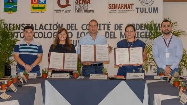 Tulum reinstala Comité de Ordenamiento Ecológico Local 