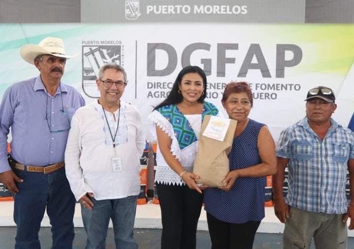 El campo es uno de los pilares de Puerto Morelos, destaca Blanca Merari