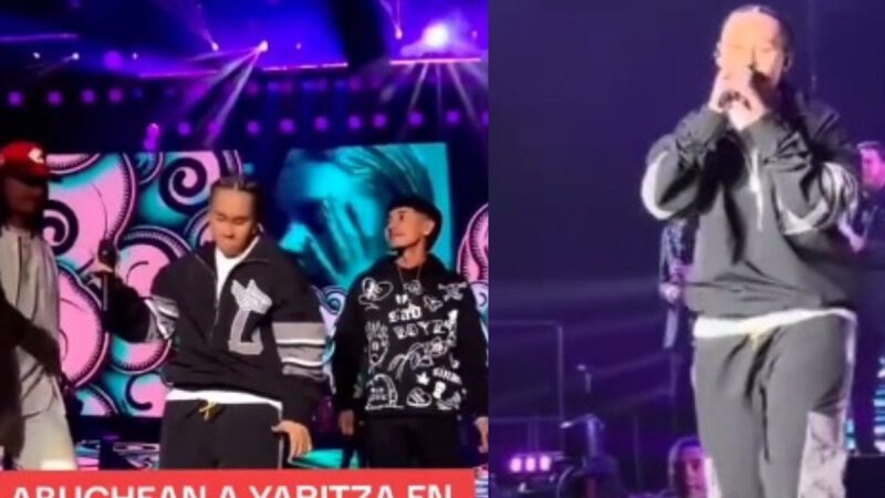 (VIDEO) Yahritza y su Esencia son abucheados en concierto de Banda MS tras polémicos comentarios