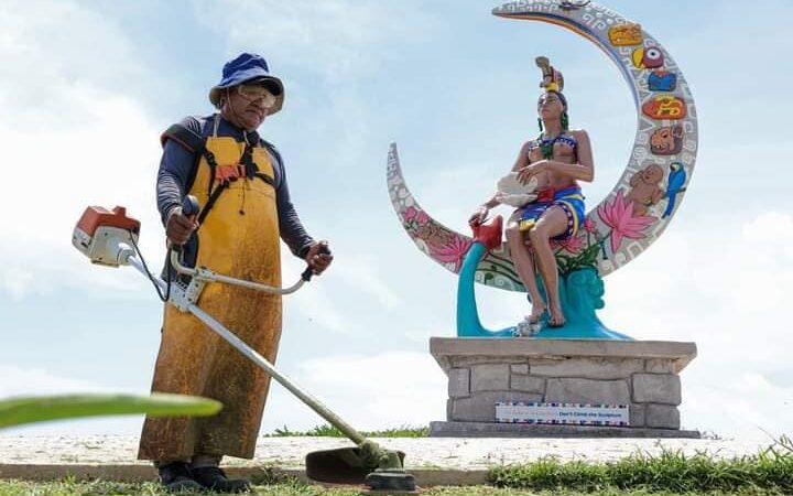 Atenea Gómez Ricalde impulsa el embellecimiento de Punta Sur en Isla Mujeres