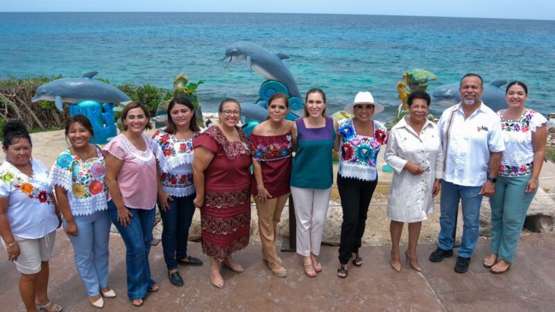 Mara Lezama y Atenea Gómez reinauguran el Malecón del Caribe para disfrute de isleños y turistas