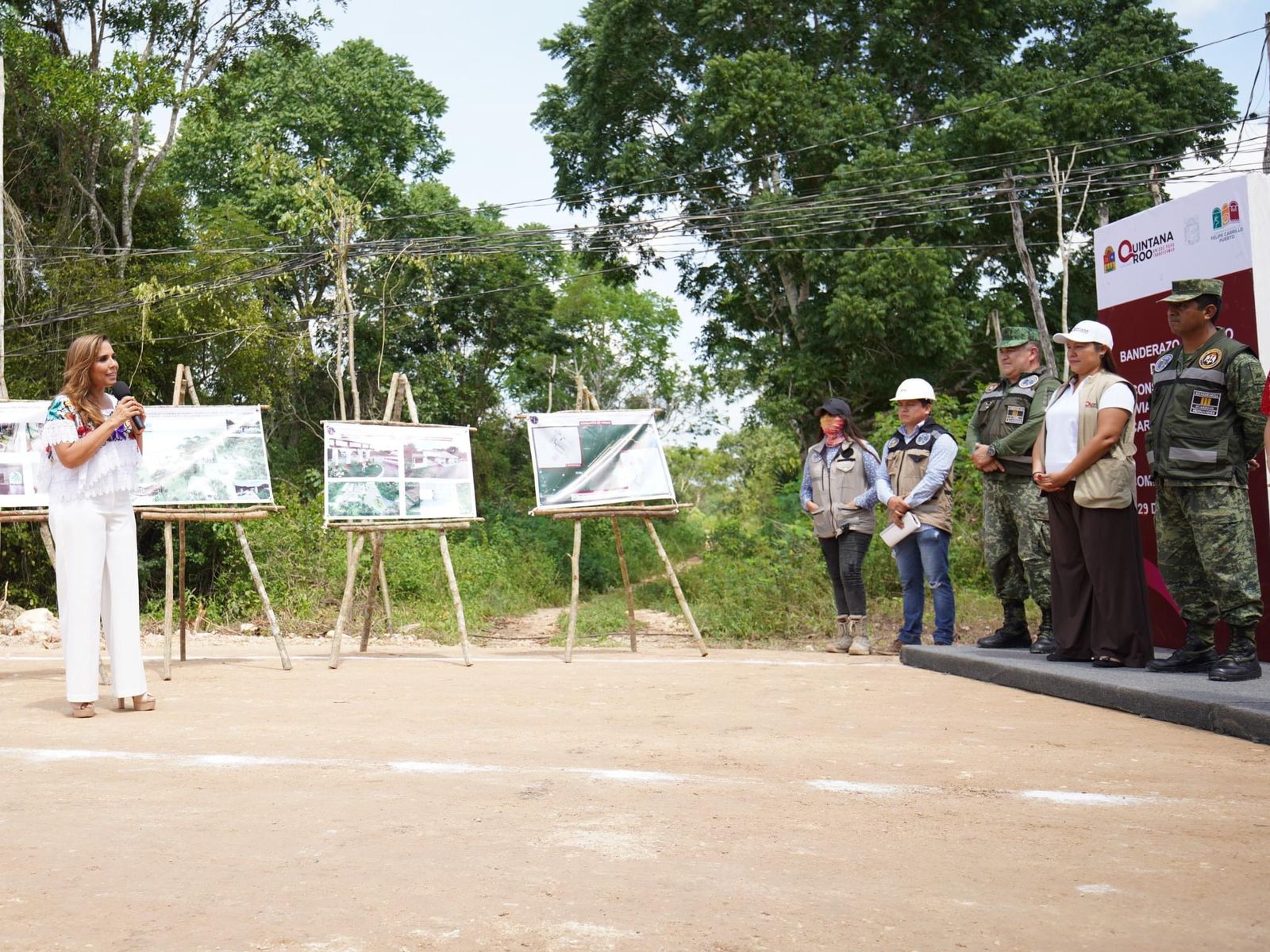 Da Mara Lezama banderazo del anhelado proyecto Puerta al Mar en Felipe Carrillo Puerto