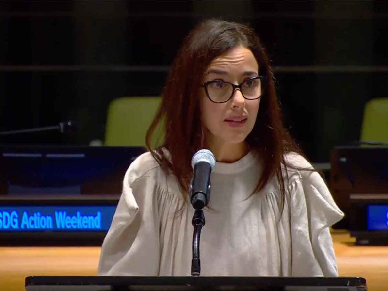 Basta ya. Ni una más: Cecilia Suárez ante la ONU