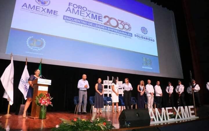 Inaugura Lili Campos foro regional Amexme 2030