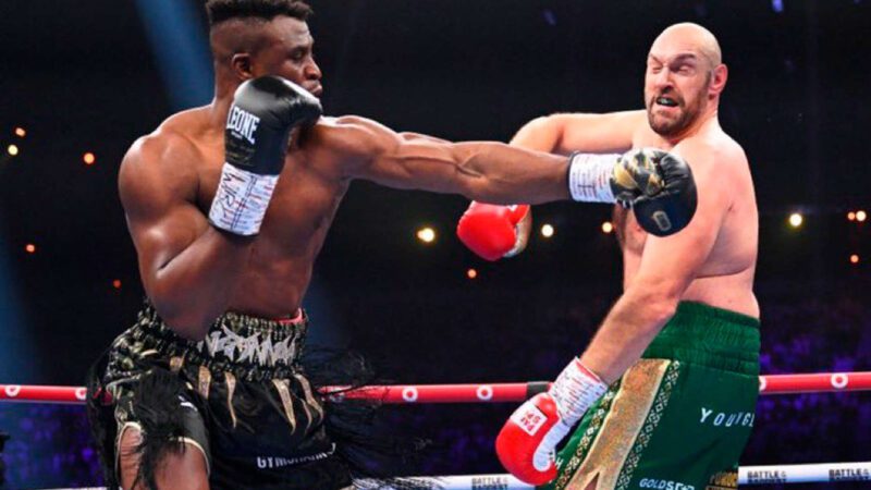 Tyson Fury se llevó un susto al vencer a Ngannou por decisión dividida