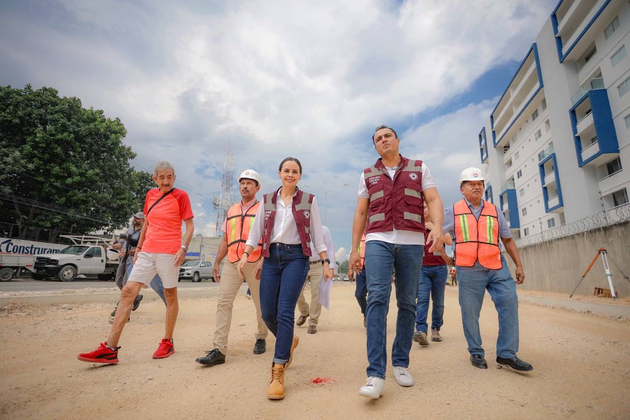 Avanza construcción de avenida Politécnico en Cancún