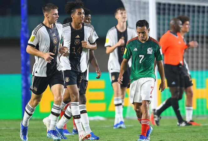 México cae ante Alemania en su debut dentro del Mundial Sub 17