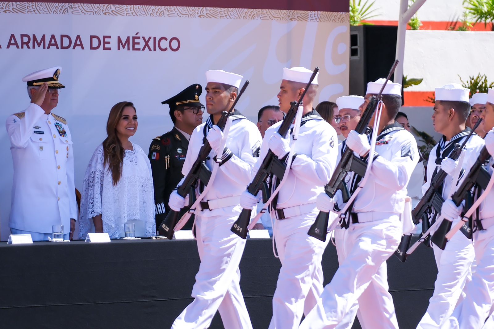 Destaca Mara Lezama humanismo y solidaridad de la Marina Armada de México en Quintana Roo