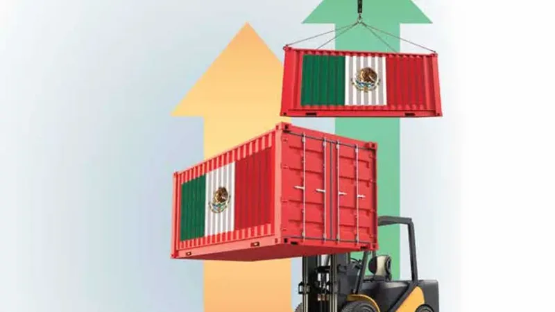 Exportaciones mexicanas crecen 2.6% en 2023; balanza de comercio exterior