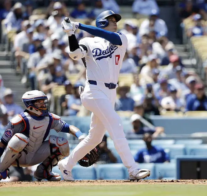 Shohei Ohtani pega jonrón histórico en paliza de Dodgers a Mets