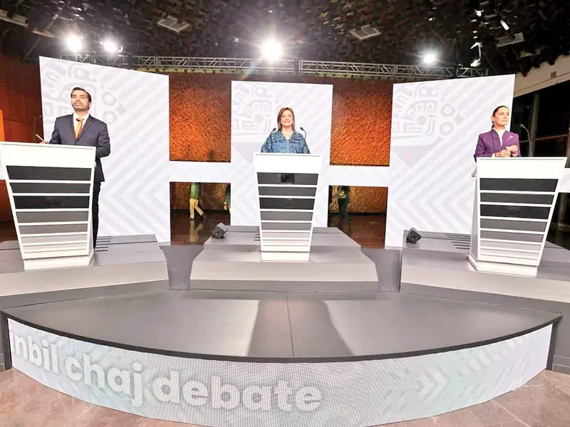 Llaman al voto masivo en el tercer debate presidencial