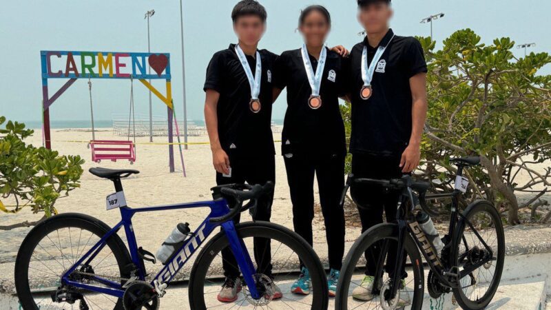 Triatlón quintanarroense suma dos bronces en los Nacionales CONADE 2024