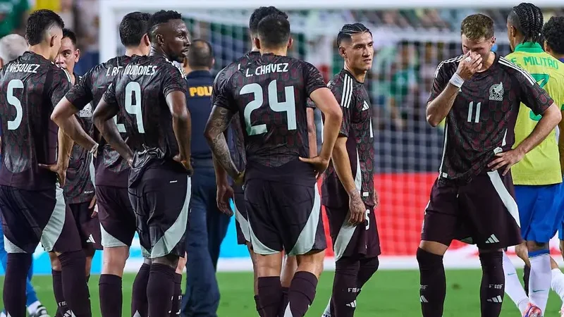 México cae de manera agónica ante Brasil previo a Copa América 2024