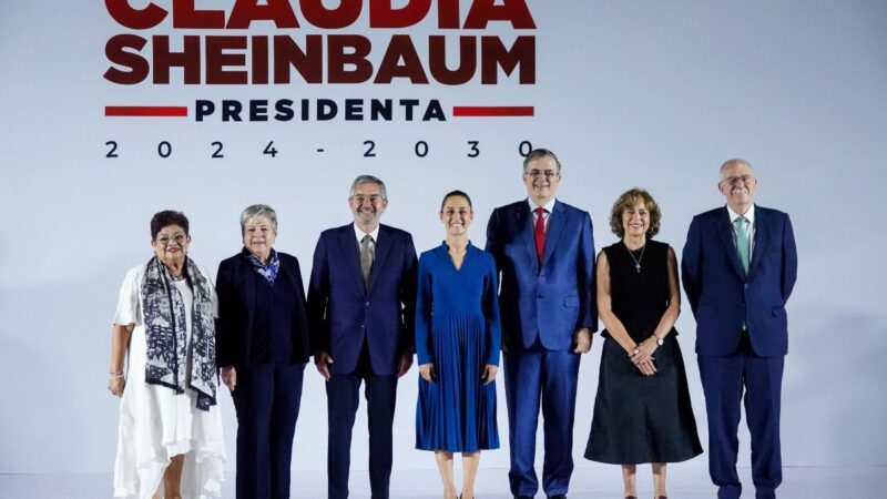 Claudia Sheinbaum presenta a 6 miembros de su gabinete