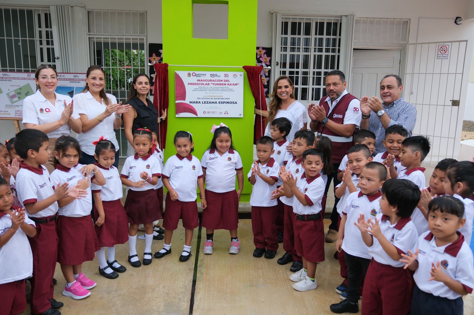 Inaugura Mara Lezama edificio del preescolar de nueva creación ‘Tumben Ka’an’ en Cancún