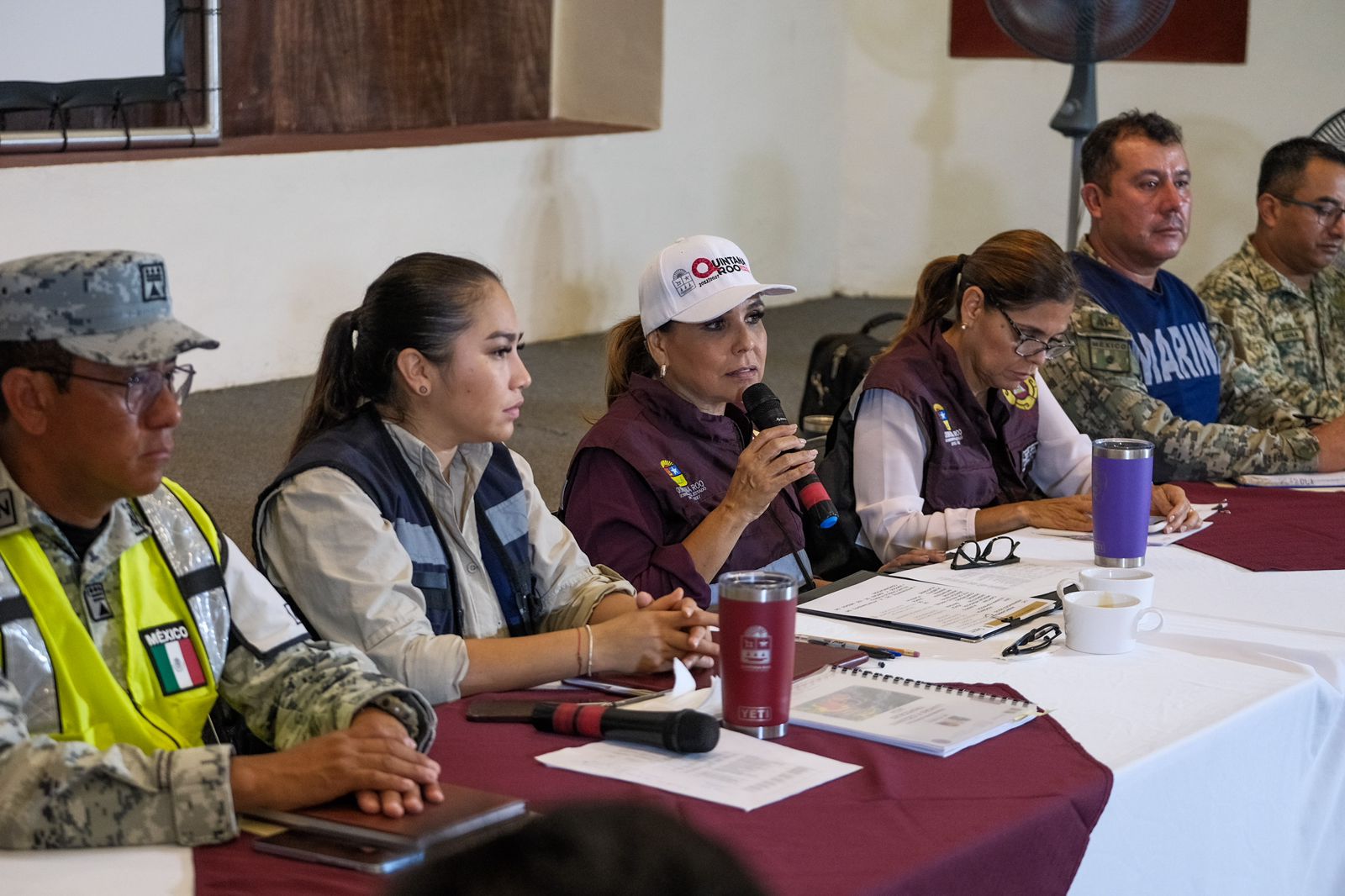 Instala Mara Lezama Centro de Mando en Felipe Carrillo Puerto para proteger a las y los quintanarroenses