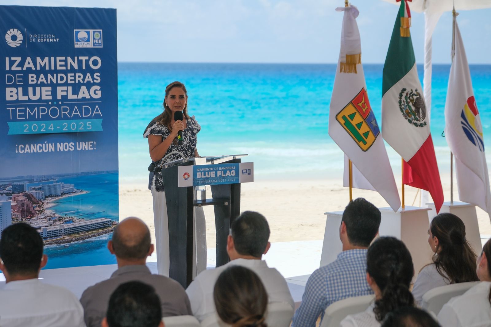 Quintana Roo, la entidad con más certificaciones Blue Flag a nivel nacional: Mara Lezama