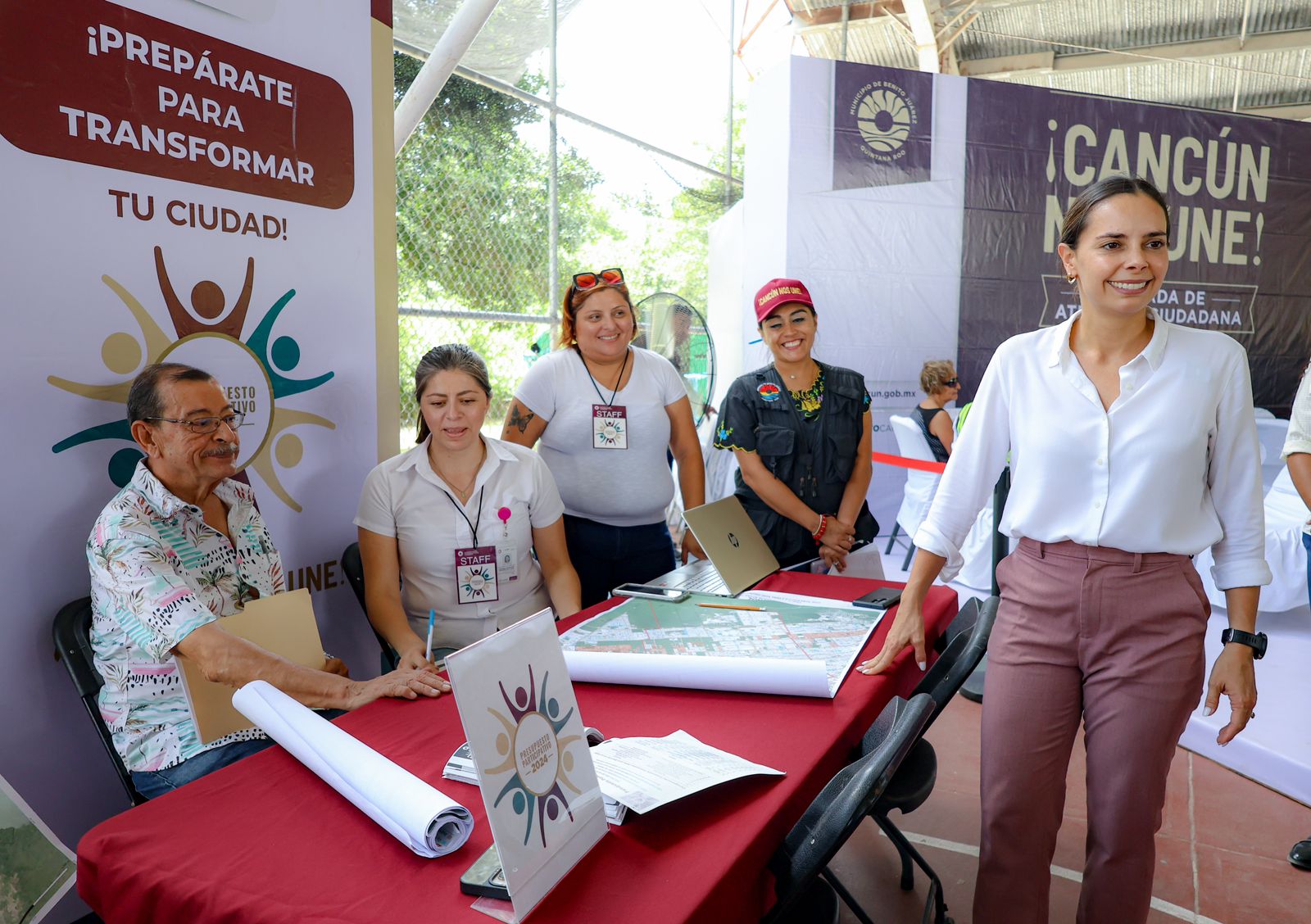 CON LA SUMA DE LOS CANCUNENSES, REGISTRAN 20 PROYECTOS PARA PRESUPUESTO PARTICIPATIVO: ANA PATY PERALTA