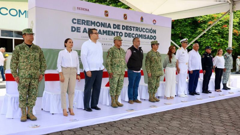 LOS TRES ÓRDENES DE GOBIERNO SUMAN ESFUERZO PARA LA CONSTRUCCIÓN DE LA PAZ EN QUINTANA ROO