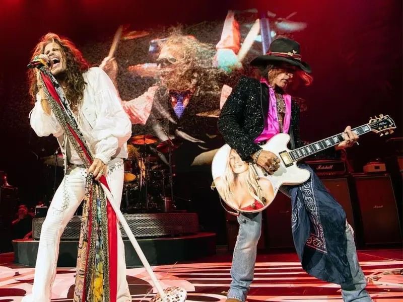 Así fue el último concierto que dio Aerosmith en México