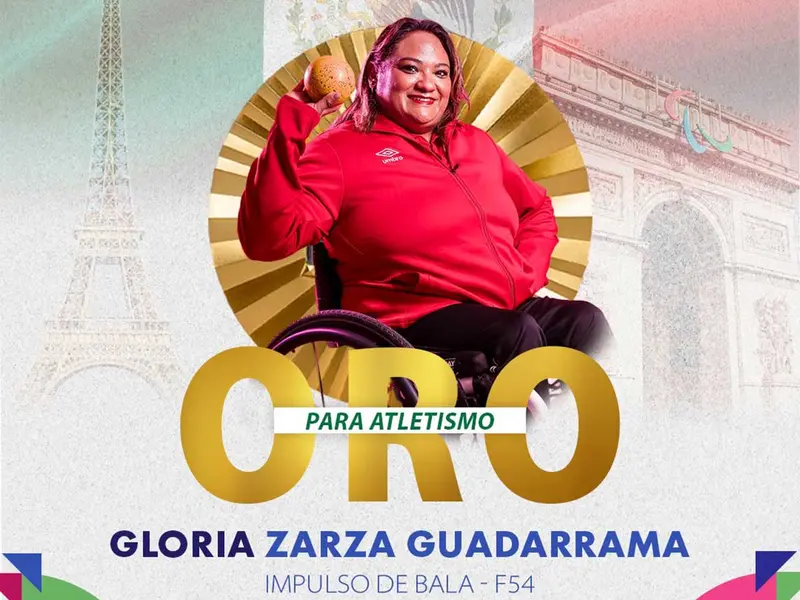 ¡Gloria Zarza da primer oro a México en Paralímpicos!