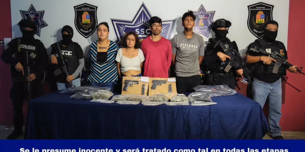 Fiscalía General de Quintana Roo confirma la detención de 3 personas tras homicidio de 5 víctimas