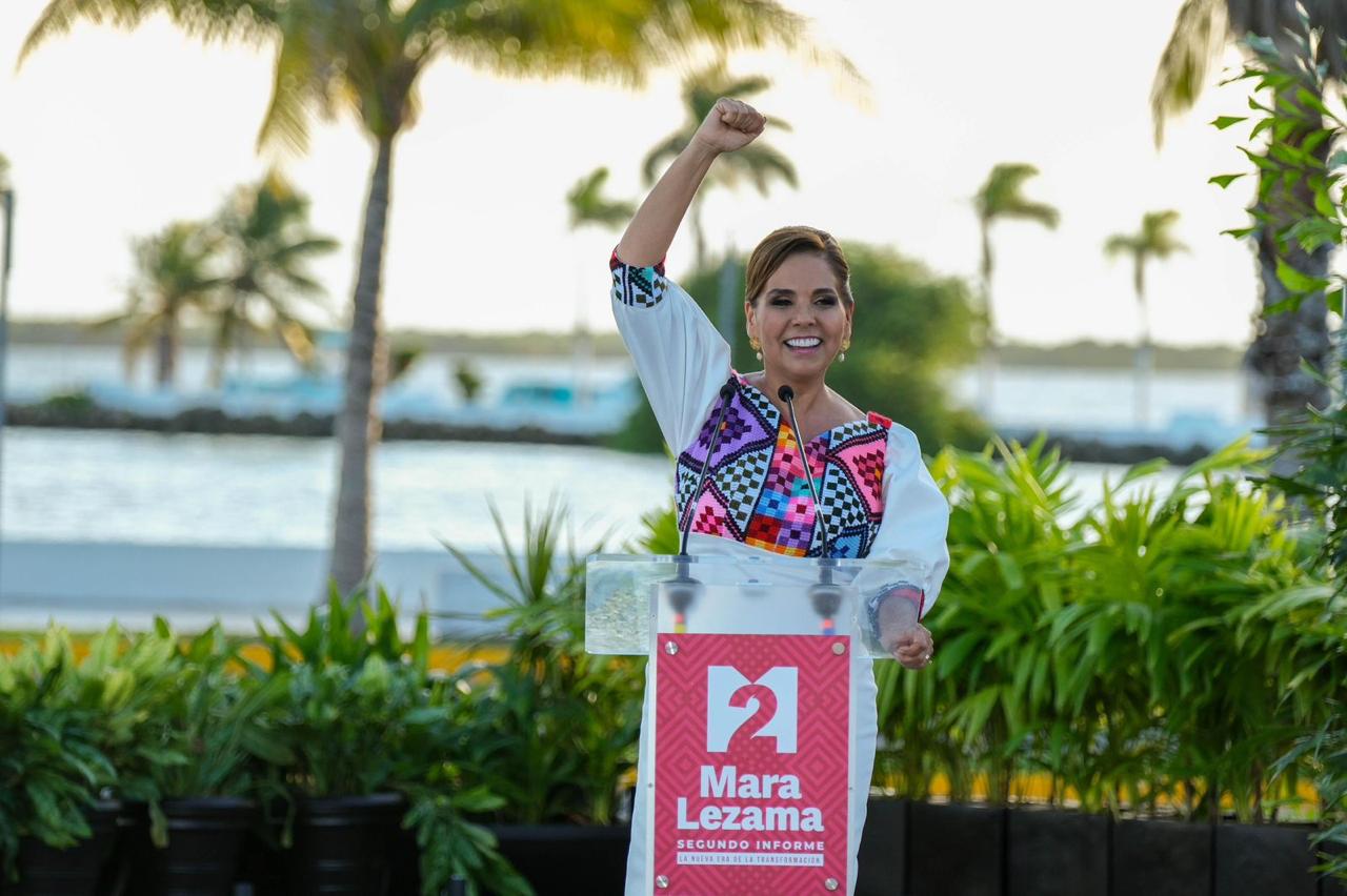 Somos un gobierno humanista con corazón feminista: Mara Lezama Presenta Segundo Informe de Gobierno