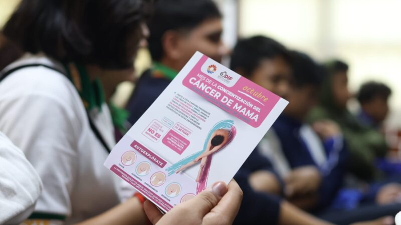 CONCIENTIZA DIF BENITO JUÁREZ A JÓVENES CONTRA LUCHA DE CÁNCER DE MAMA