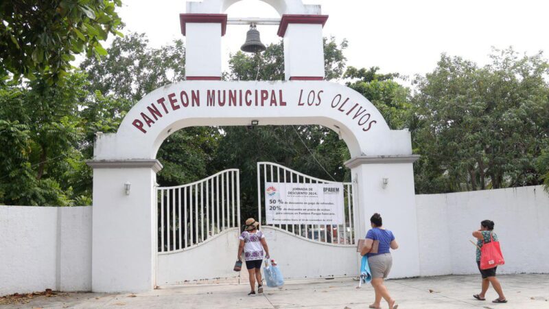 PANTEÓN LOS OLIVOS AMPLÍA HORARIO POR CELEBRACIÓN DE DÍA DE MUERTOS