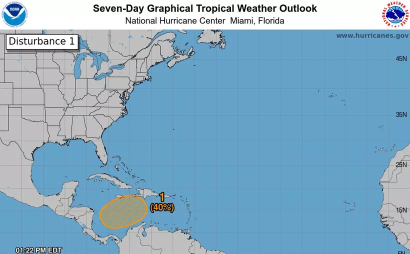 Vigilan posible formación de zona de baja presión en el mar Caribe