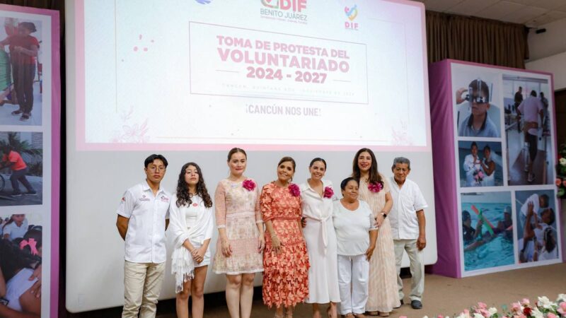 GOBIERNO Y DAMAS VOLUNTARIAS REAFIRMAN COMPROMISO CON EL BIENESTAR DE LAS FAMILIAS CANCUNENSES