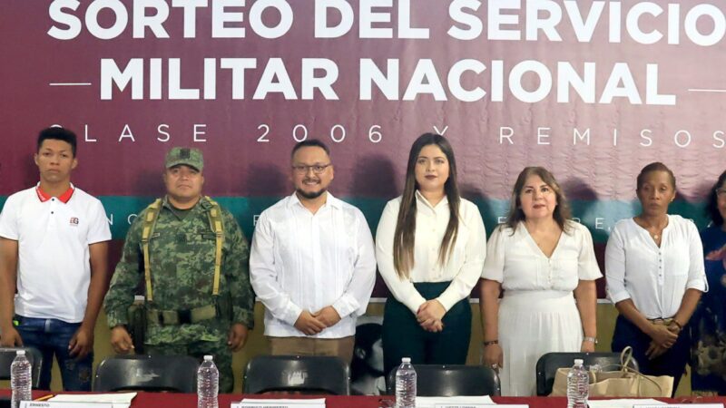 REALIZAN SORTEO DEL SERVICIO MILITAR NACIONAL EN CANCÚN